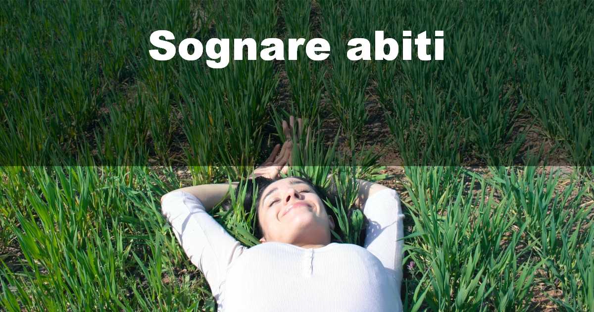 Sognare abiti