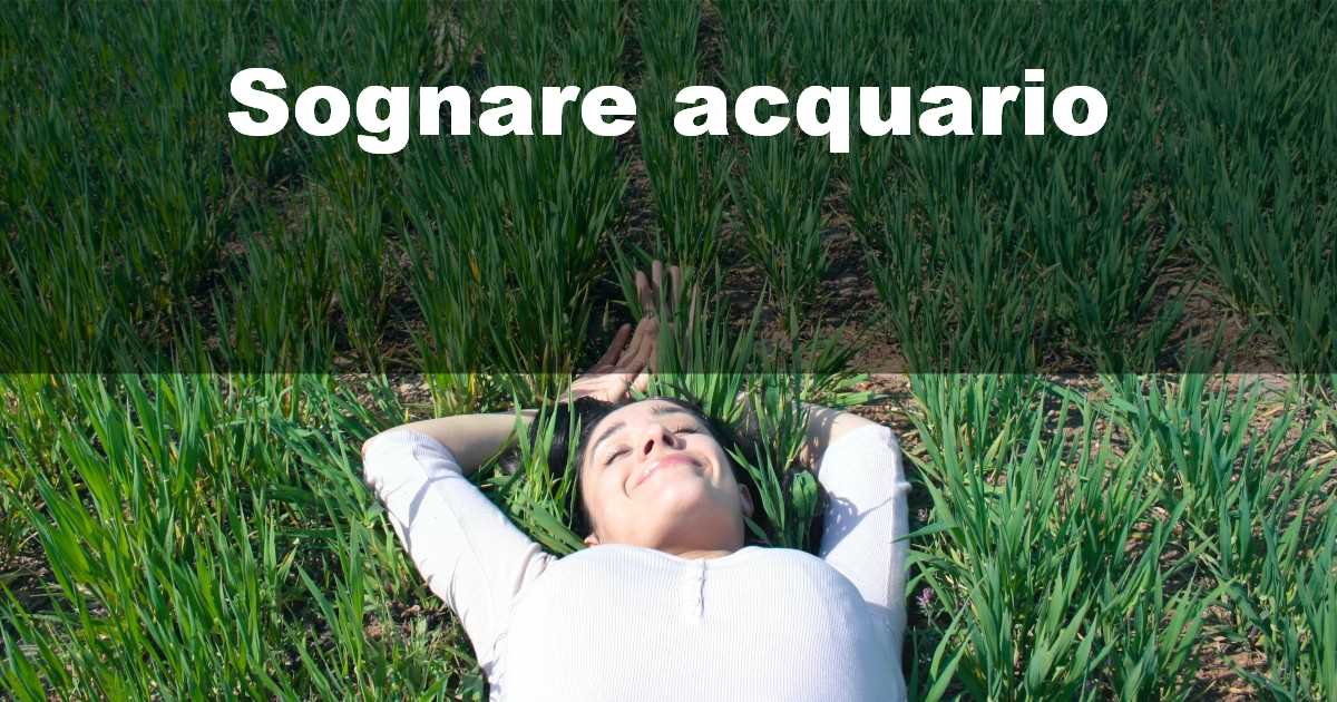 Sognare acquario