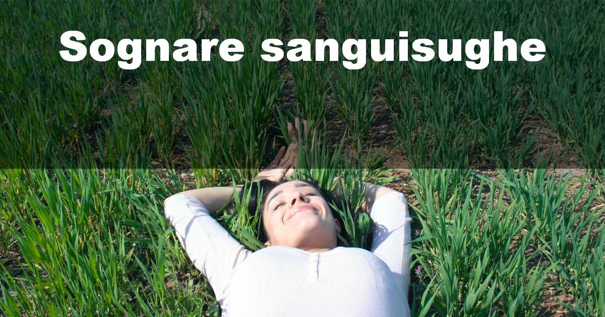 Sognare sanguisughe